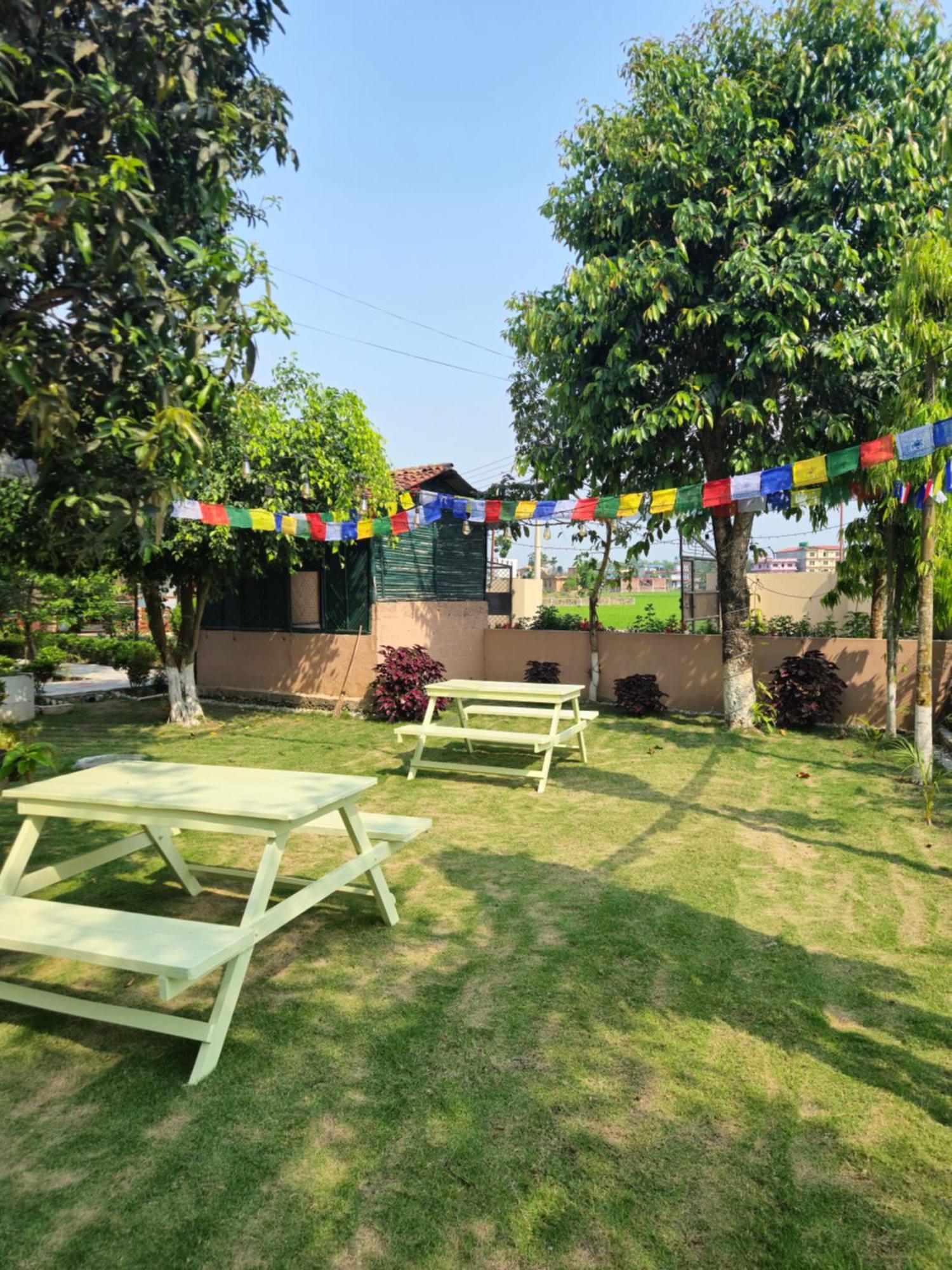 Hotel Tree Tops- A Serene Friendly Hotel In Sauraha Chitwan Exterior foto